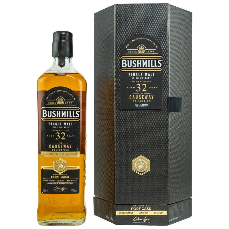 Bushmills 1989/2021 - 32 - Port Cask #6095 - Conquete - The Causeway Collection