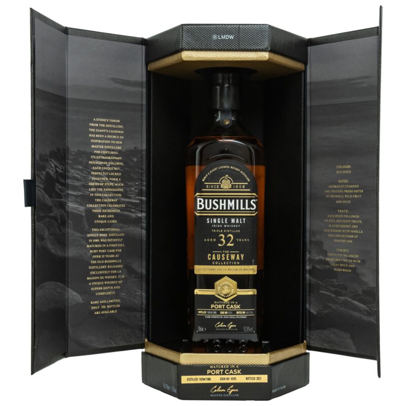 Bushmills 1989/2021 - 32 - Port Cask #6095 - Conquete - The Causeway Collection – Bild 3