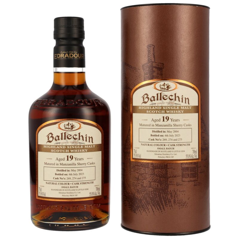 Ballechin 19 (2004/2023) - Manzanilla Casks Matured