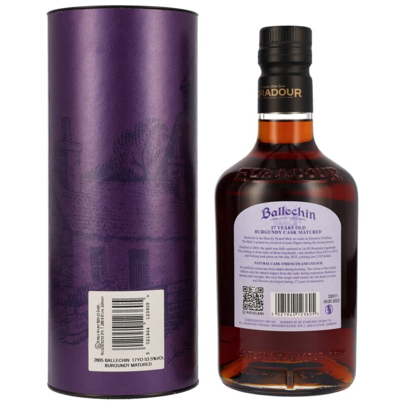 Ballechin 17 (2005/2023) - Ex-Burgundy Wine Cask – Bild 2