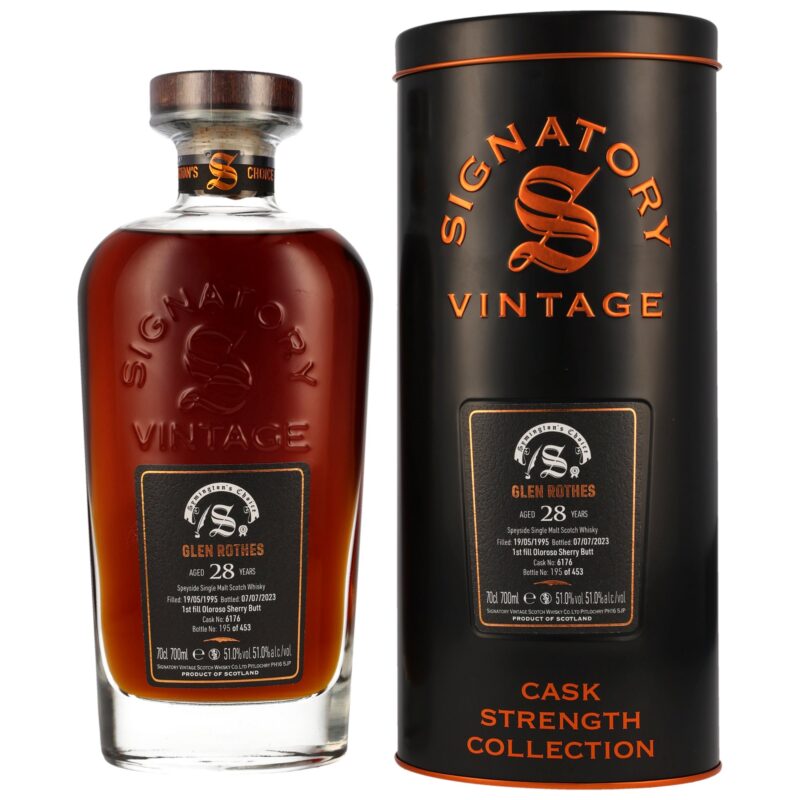 Glenrothes 28 (1995/2023) - #6176 - Symingtons Choice Signatory Vintage