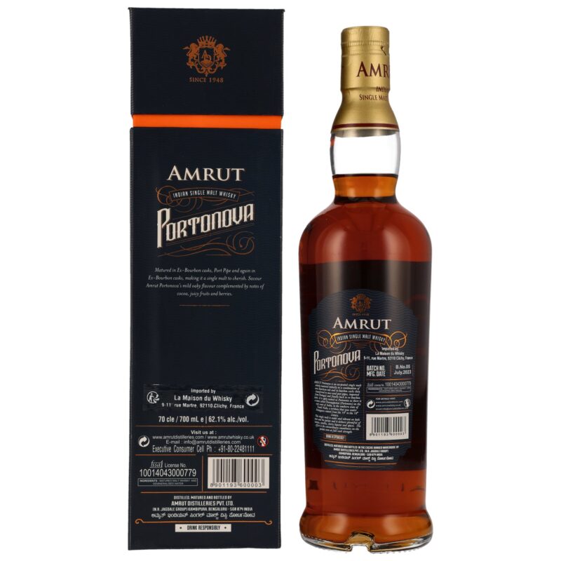 Amrut Portonova - Indian Single Malt – Bild 2