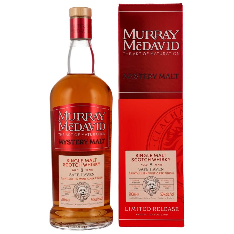 Safe Haven 8 (2014/2023) - Saint- Julien Wine Cask - Mystery Malt Murray McDavid