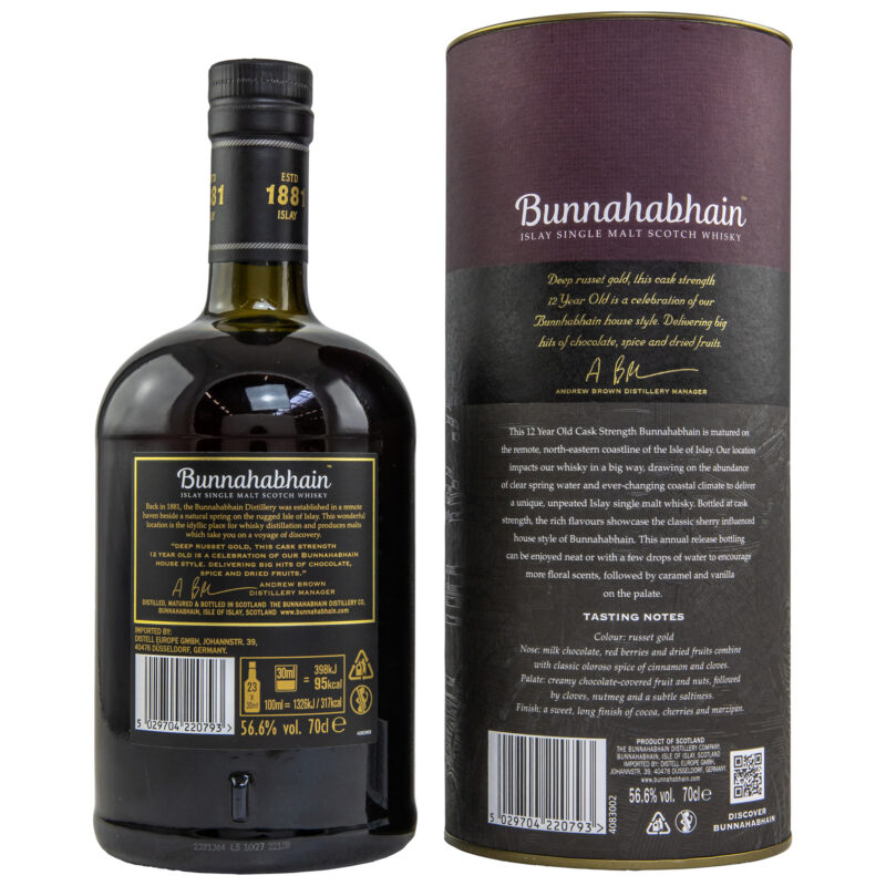 Bunnahabhain 12 - Cask Strength 2022 Edition – Bild 2