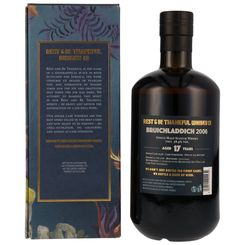 Bruichladdich 17 (2006/2023) - #538 - Rest & Be Thankful – Bild 2