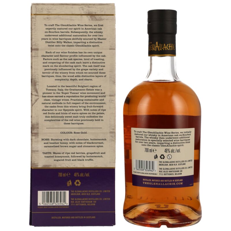 Glenallachie 10 - Wine Series - Grattamacco Wine Finish – Bild 2
