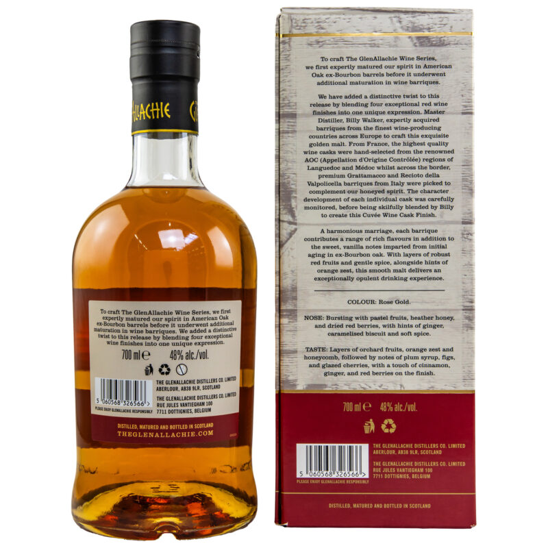 Glenallachie 10 - Wine Series - Cuvée Cask Barrique Finish – Bild 2