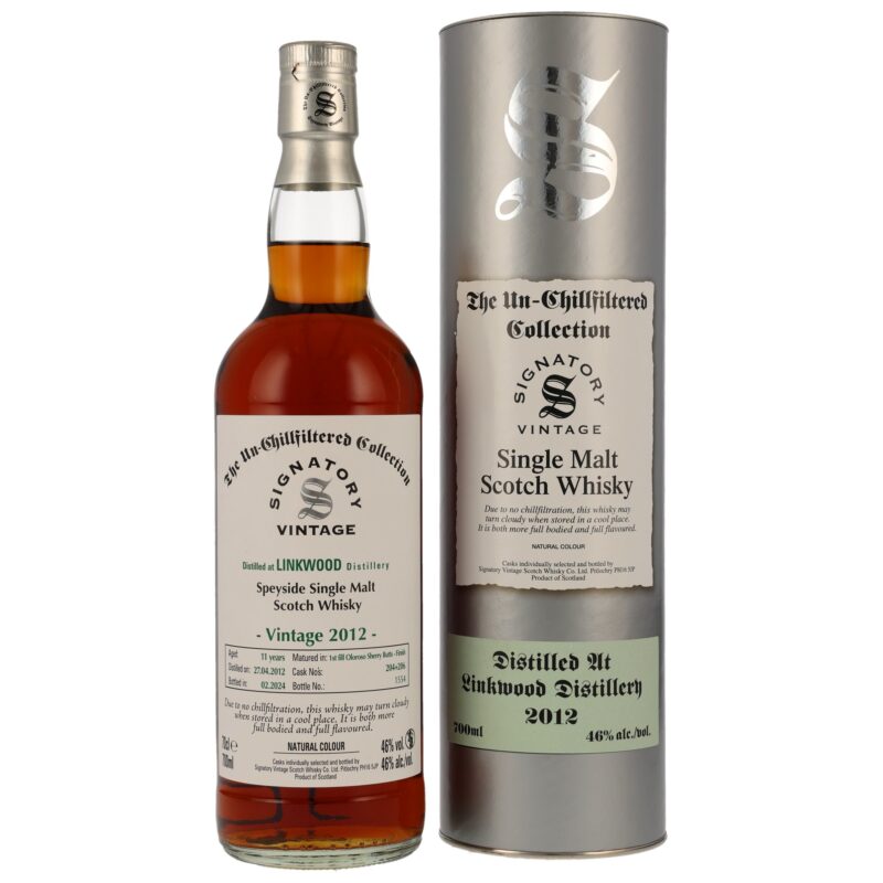 Linkwood 11 (2012/2024) - #204 & 206 - Signatory Vintage Un-Chillfiltered Collection