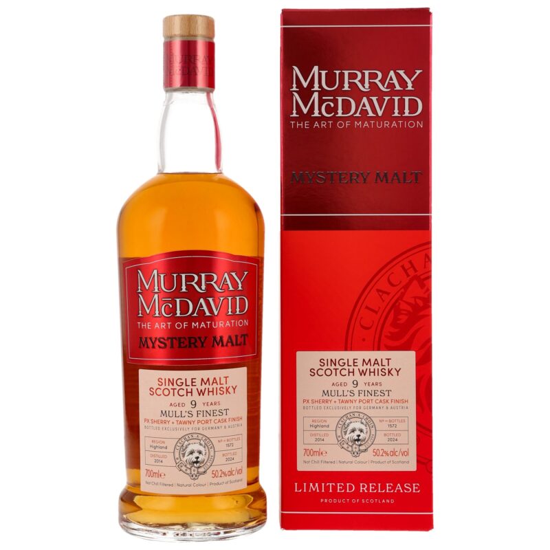 Mull's Finest 9 (2014/2024) - PX Sherry & Tawny Port Casks - Mystery Malt Murray McDavid