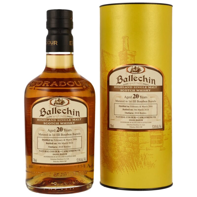 Ballechin 20 (2004/2024) - Bourbon Cask