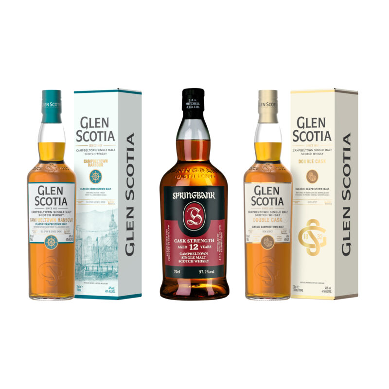 Springbank 12 Cask Strength 2024, Glen Scotia Harbour und Glen Scotia Double Cask