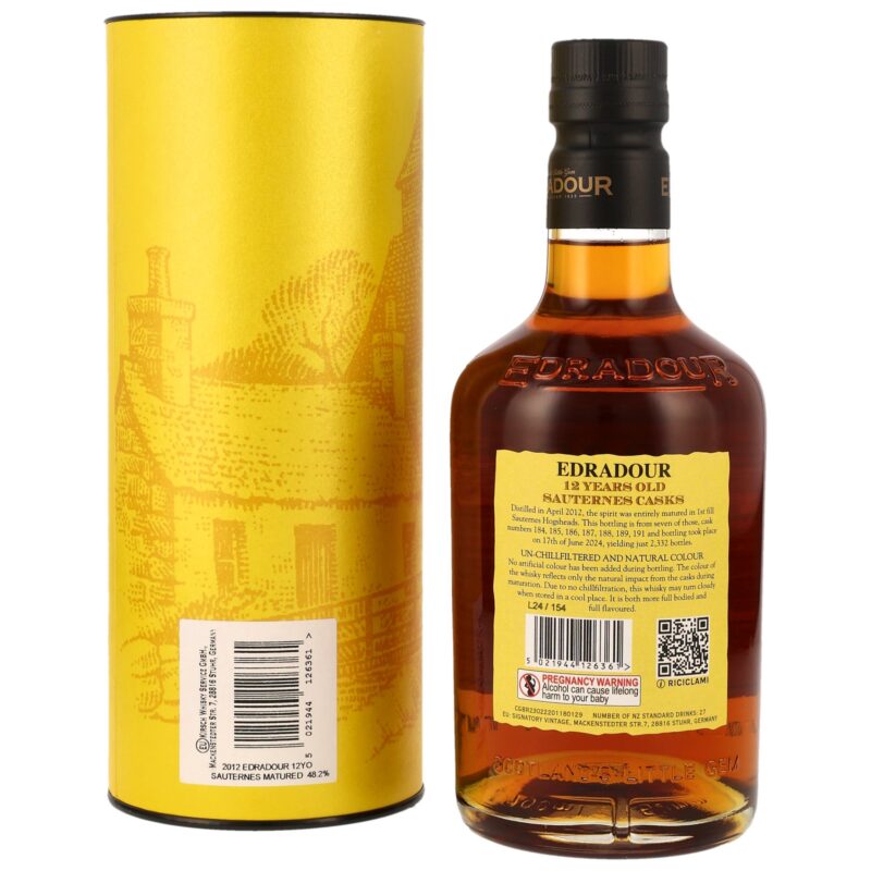 Edradour 12 (2012/2024) - Sauternes Small Batch – Bild 2