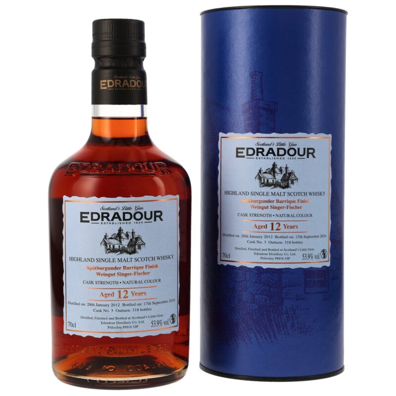 Edradour 12 (2012/2024) - Spätburgunder Barrique #3 - Singer-Fischer