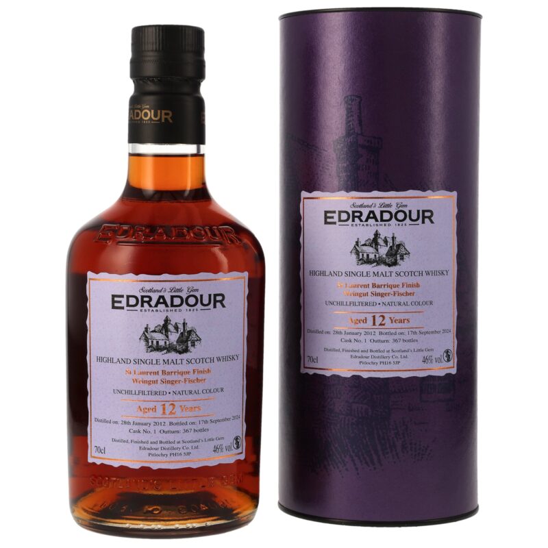Edradour 12 (2012/2024) - St. Laurent Barrique #1 - Singer-Fischer