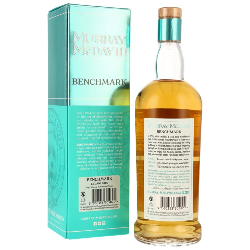 Ledaig 15 (2009/2024) - Uitvlugt Rum Barrel - Benchmark Murray – Bild 2