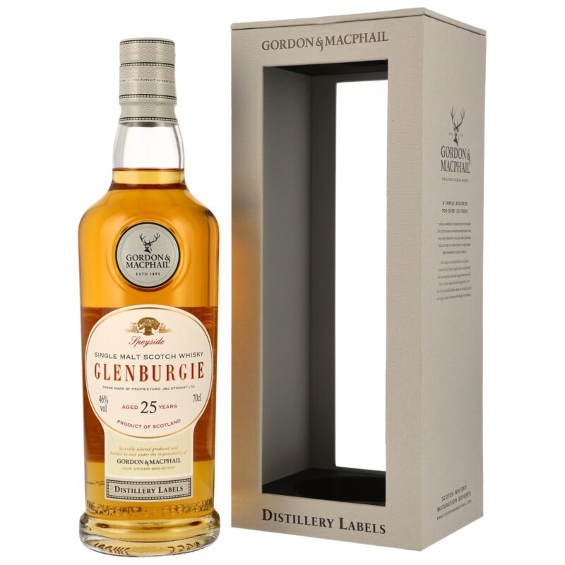 Glenburgie 25 - G&M Distillery Lables