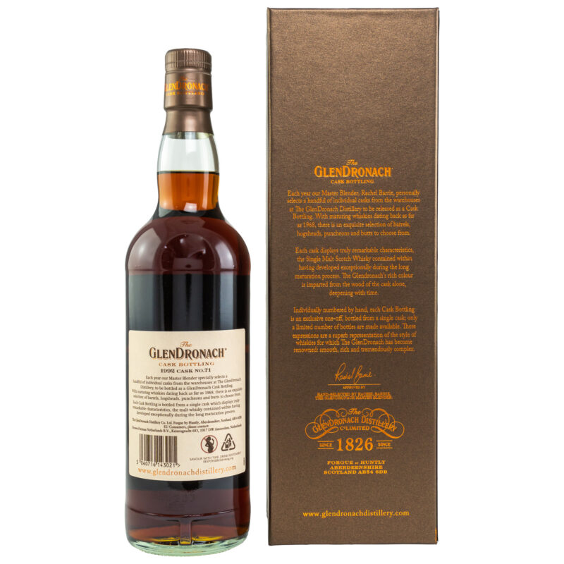 Glendronach 29 (1992/2021) - #71 - Oloroso Sherry Butt – Bild 2